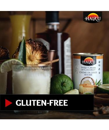 Sweet Cream of Coconut Haiku Premium Asian Cuisine Sweet Coconut Taste & Creamy Texture Desserts or Cocktails Gluten Free 290ml - Buy Online on GoSupps.com
