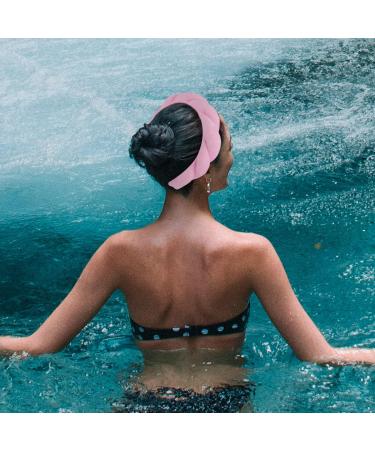 Spa Headband Soft Puffy Makeup Headband Wide Padded Headband Velvet Padded Headband Fashion Skincare Bubble Sponge Headbands Cute Women Girl Hair Accessories (Pink) - Buy Online on GoSupps.com