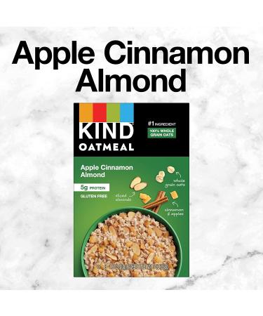 KIND Oatmeal Apple Cinnamon Almond 30 Count - Gluten Free & Low Sugar Individual Packets - Buy Online on GoSupps.com
