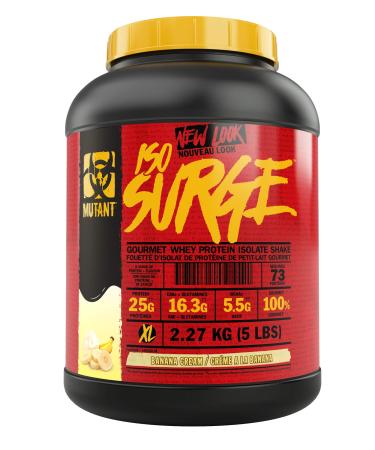Mutant Iso Surge 5lbs - Banana Cream 2540g