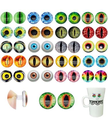 100PCS 10mm Self Adhesive Dragon Eye Wiggle Eyes - DIY Craft Sticker for Kids and Classroom Decoration - Buy Online on GoSupps.com