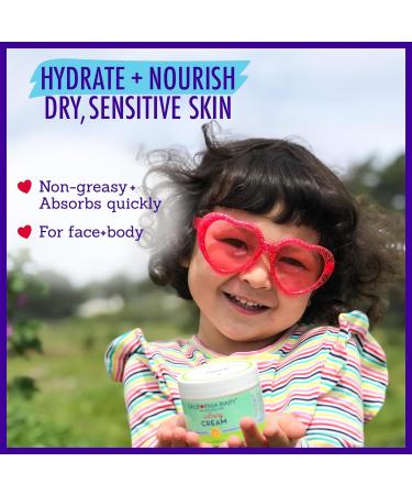 California Baby Calming Cream - Lavender Hypoallergenic Lotion | 100% Plant-based Soothing Cream for Dry Sensitive Skin | 113g / 4oz - Buy Online on GoSupps.com