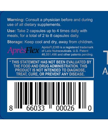 Thrivous Tenacity Arthroprotector Joint & Bone Support Supplement with ApresFlex Boswellia Same Turmeric Vitamin D3 & K2 60 Vegan Capsules - Buy Online on GoSupps.com