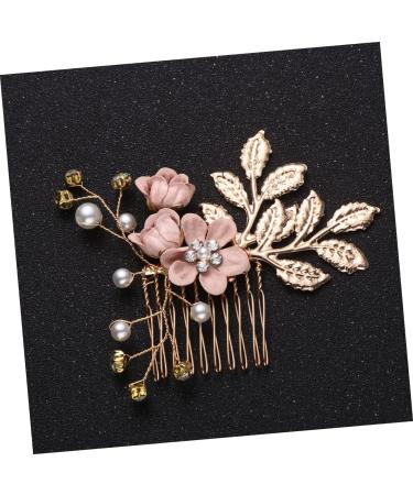 MAGICLULU Rhinestone Comb Hair Comb for Bride Rhinestone Hair Comb Bride Comb Pearl Hair Comb Wedding Hair Comb - Buy Online on GoSupps.com
