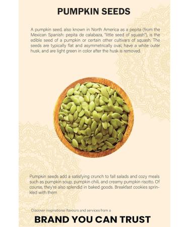 Raw Pumpkin Seeds (400g/14.11oz) - High Fiber & Protein | Non GMO, Vegan, 100% Natural | Premium Quality - Buy Online on GoSupps.com