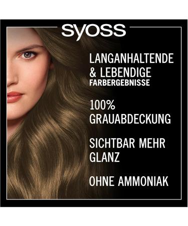 Syoss Oleo Intense Dark Blonde 6-10 Hair Color - Ammonia-Free Permanent Dye with Nourishing Oil (115 ml) - Buy Online on GoSupps.com
