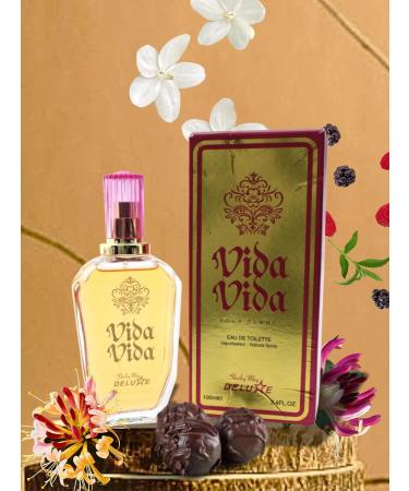 VIDA VIDA POUR FEMME EAU DE TOILETTE 3.4 FL. OZ. Floral Fruity Gourmand fragrance for women. - Buy Online on GoSupps.com