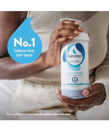 Cetraben Body Cream 475ml - Perfect for Dry, Sensitive, and Eczema Prone Skin - Buy Online on GoSupps.com