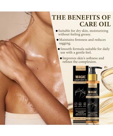 Dongcill Magic Body Life Magic Body Strafting Oil Glow Remedy Oil body firming massage oil nongreasy nonsticky body oil for all skin types for smooth and firm skin 100 ml - Buy Online on GoSupps.com