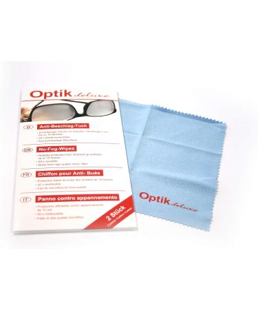 Optical Deluxe Anti-Fogging Spray - 2 Set 50x Reusable for Glasses Visors & More - Ultimate Clarity & Comfort - Buy Online on GoSupps.com