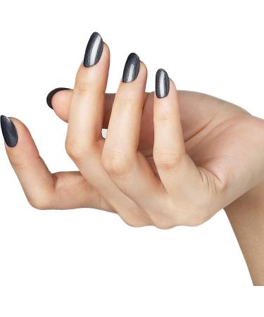 Bluesky Gel Nail Polish Shiny Asphalt A022 Dark Grey Glitter Long Lasting Chip Resistant 10 ml (Requires Drying Under UV LED Lamp) - Buy Online on GoSupps.com