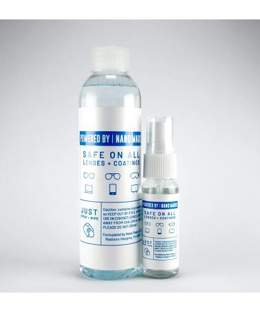 1oz Clarity AR Lens Cleaner Spray & 6oz Refill - Professional Grade Cleaning Spray for Anti-Reflective & Water Resistant Lenses - Buy Online on GoSupps.com