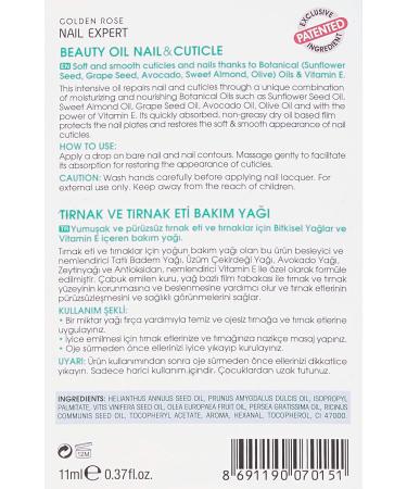 Golden Rose Nail Expert 05 Beauty Oil - Nourishing Nail & Cuticle Care | International Shipping - Buy Online on GoSupps.com