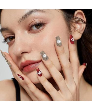 Beaupretty Nail Art Pearls Slices 3D Heart Star Shaped Decals - DIY Nail Decoration Craft - Buy Online on GoSupps.com