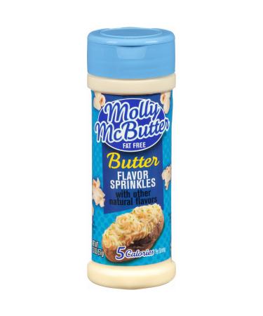 Molly McButter Fat Free Sprinkles, 2 Ounce (Pack of 12) Butter Flavor