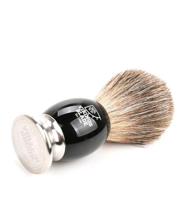 VIKINGS BLADE Luxury Shaving Brush for Men - Dark StallionisdigitUltra Heavy Acrylic & 316L Steel Handle - Strong Knot, Minimal Shedding - Fast Lather - Smooth & Plush on Skin - Buy Online on GoSupps.com