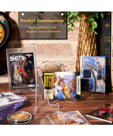 Chinco 20 Pieces Magnetic Card Holders Card Cares with 10 Packs Clear Acrylic Stands 35 Pt Clear Trading Cards Cases Protectors for Sports Card Baseball Card Basketball Card Trading and Display 30 - Buy Online on GoSupps.com