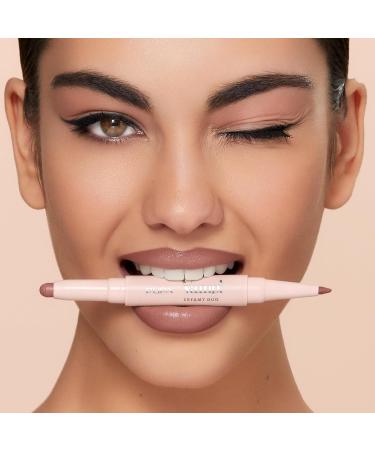  Pupa Pupa Vamp! Creamy Duo Lip Pencil (009 Flamingo Fuchsia) Contouring Lip Pencil & Glossy Lipstick for Fuller Plumper Lips - Available in 12 Color Variations - Buy Online on GoSupps.com