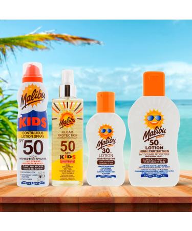 Buy Malibu Kids Lotion with SPF 50 - Protect Your Child s Skin | 100 ml International Shipping - Buy Online on GoSupps.com