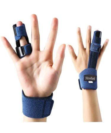 Finger Extension Splint for Trigger Finger  Mallet Finger  Finger Knuckle Immobilization  Finger Fractures  Wounds  Post-Operative Care and Pain Relief (10)