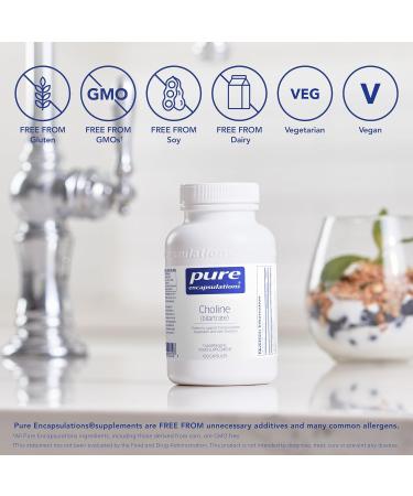 Pure Encapsulations - Choline (Bitartrate) - 100 Capsules - Buy Online on GoSupps.com