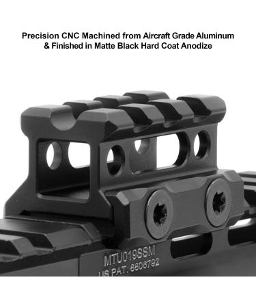 UTG Super Slim 3-Slot Picatinny Riser Mount 0.75 - Low Profile, Lightweight - Buy Online on GoSupps.com