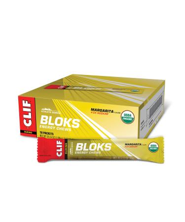 Clif Bar Bloks Energy Chews Margarita Flavor + 3X Sodium 18 Packets 2.12 oz (60 g) Each