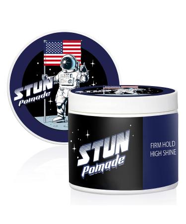 STUN Hair Pomade for Men - Firm Hold & High Shine Hair Styling | All Hair Types | Pack of 3 - Buy Online on GoSupps.com