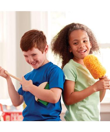 Melissa & Doug Pretend Play Cleaning Set for Toddlers - 6 Piece Toy House Cleaning Kit with Broom and Mop | Ages 3 - Buy Online on GoSupps.com