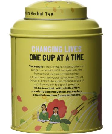 Tea People Choco Mint Rooibos Tea Pyramids - 20 Count Tin Caddy | Chocolate Mint Rooibos Tea Bags - Buy Online on GoSupps.com