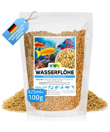 EWL natural products water fleas dried 625ml (100g) fish feed aquarium daphnia decorative fishing food aquarium tested quality of German provider EWL water fleas 625 ml (1 Pack) - Buy Online on GoSupps.com