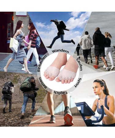 EURTESTHESPREZER: 3 Pairs Silicone Hallux Valgus Toe Spreaders for Foot Pain Relief & Bunion Correction - Buy Online on GoSupps.com