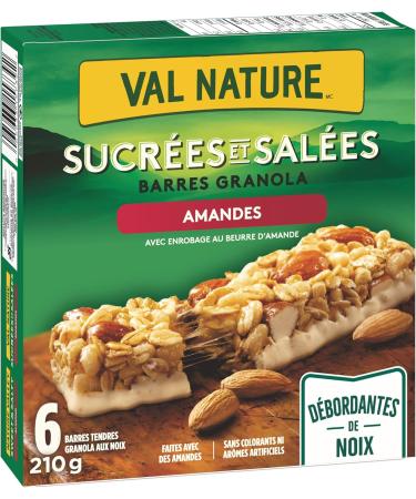 NATURE VALLEY Sweet & Salty Almond Granola Bars 210 grams 12 Count - Buy Online on GoSupps.com