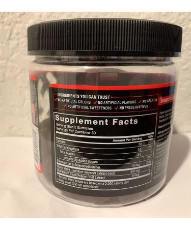 Force Factor Black Maca Gummies - Increase Energy & Strength with Black Maca Root, BioPerine for Absorption - Passion Berry Flavor - 60 Gummies - Buy Online on GoSupps.com