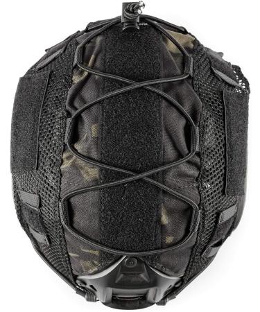 OneTigris Fast Helmet Cover for Ops-Core Fast PJ - Tactical Helmet Cover M/L MC Black | Shop Internationally - Buy Online on GoSupps.com