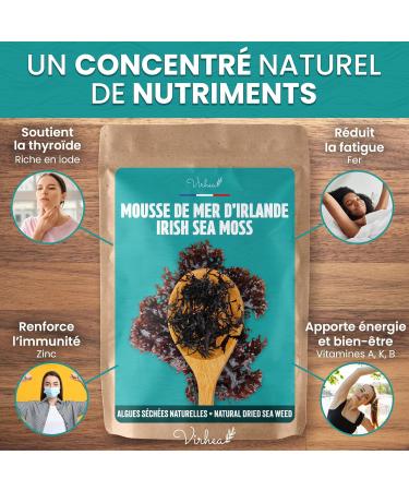 VIRHEA Sea Moss 50g Enti re Mousse de Mer Irlandaise Algue S ch e Naturelle - Buy Online on GoSupps.com