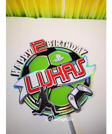 Football Cake Topper Personalised - Buy Online on GoSupps.com