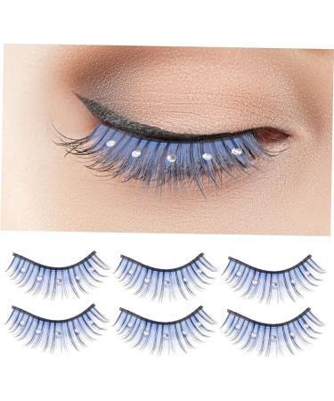 Beatifufu 5 Pairs Reusable Black Eyelashes Soft Thick Lashes Segmented False Eyelashes Soft Light Fake Lash Lashes with Color Natural Fake Lashes Cosplay Lashes Fiber Manual Diamond 5d - Buy Online on GoSupps.com