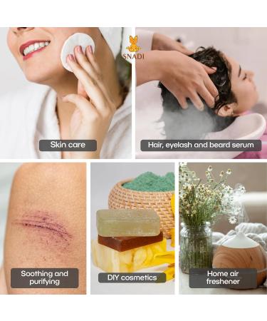 Snadi - Witch Hazel Water BIO | Hydrosol 500 ml | Alcohol-Free | Pure Natural and Vegan | Hydrated and Clear Skin | Anti-inflammatory and Healing | Ideal for Tired Legs - Buy Online on GoSupps.com