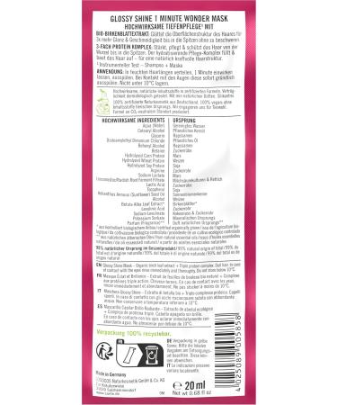  Sante Naturkosmetik Sante Natural Cosmetics Glossy Shine Wonder Mask Bag 1 Min - Buy Online on GoSupps.com