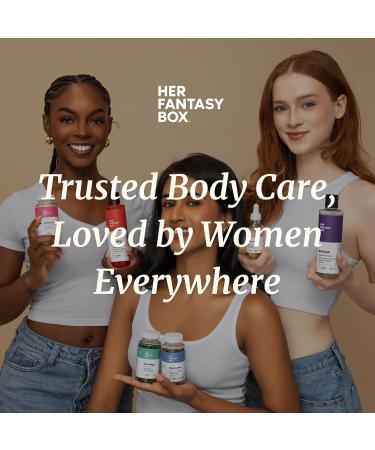Her Fantasy Box Renew Her | Natural Rejuvenating Yoni Oil for Dark Spots Ingrown Hair and Skin Brightening - Nourishing Moisturizing Formula for All Skin Types - Buy Online on GoSupps.com