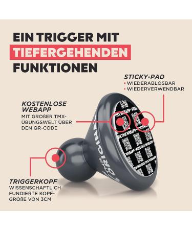 TMX Trigger Original - Acupressure Massage Tool for Muscular Pain Relief | Made in Germany | Real Beech Wood | International Shipping Available - Buy Online on GoSupps.com