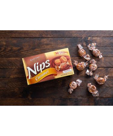 Nips Caramel Candy 4oz Box - Pack of 12 | Indulgent Caramel Treats - Buy Online on GoSupps.com
