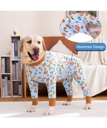 YeaPeeto 3XL Bear One-Divider for Dogs | Relaxation Pajamas for Large & Medium Dogs | Anti-Lick & Wound Protection | Cone Alternative for Hair Loss & Allergies - Buy Online on GoSupps.com