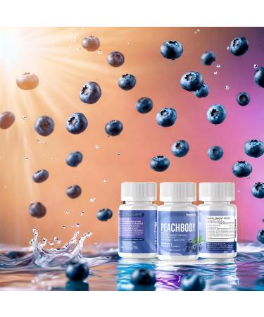 Blueberry Scented Probiotic Vaginal Suppositories | 30 Vegan Capsules with Aloe Vera for pH Balance | 360 Billion CFU | Peachbody - Buy Online on GoSupps.com