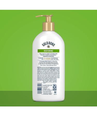 Gold Bond Restoring Skin Therapy Lotion 13 oz. with Green Tea & Vitamin C - Hydrating and Nourishing Formula - Buy Online on GoSupps.com