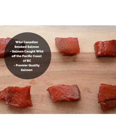 Wild Caught Canadian Maple Hot Smoked Wild Sockeye Salmon Nuggets (2 Lbs) 907.18 g (Pack of 1) - Buy Online on GoSupps.com
