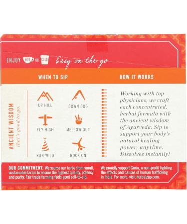 Herbal Zap Party Detox Instantly Dissolving Ayurvedic Herbal Supplement to Soothe Calm Restore. 1 Box of 25 Packets - Buy Online on GoSupps.com