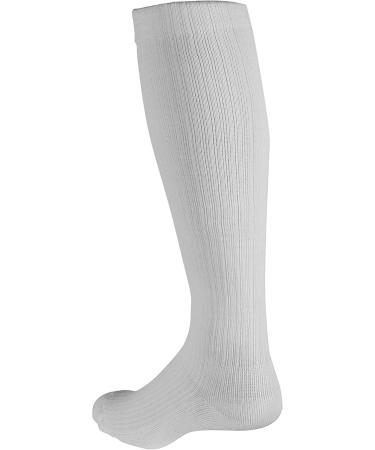 Truform Compression Socks for Women - 10-20 mmHg Knee High Gym Socks (2 Pairs) in White | Support & Comfort - Buy Online on GoSupps.com