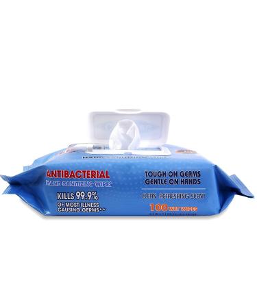Colemerg Cleansing Hand Wipes - 100 Count, Pack of 12 | Everyday & Travel Friendly - Buy Online on GoSupps.com